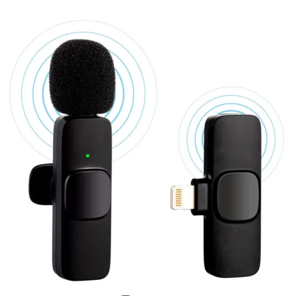 K9 Wireless Portable Lavalier Microphone for Mobile Phones Jhoori