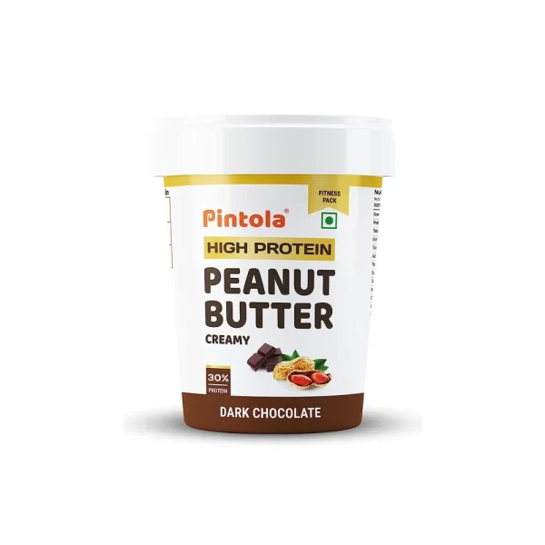 Pintola HIGH Protein Peanut Butter Dark Chocolate CreamyCrunchy 1kg 4
