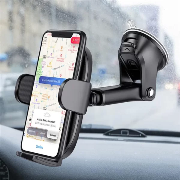 360° Rotating In Car Suction Mobile Phone Holder Stand Car Mount Jhoori 1