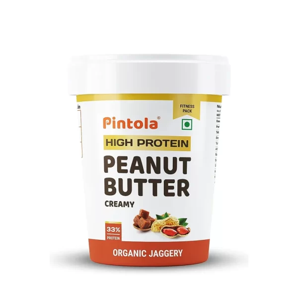 High Protein Pintola Peanut Butter JAGGERY Creamy 1kg Jhoori 1