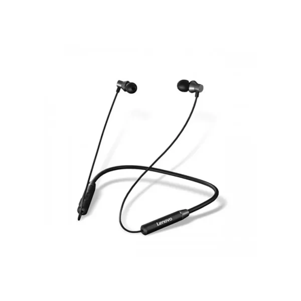 Lenovo HE05 Wireless In Ear Neckband Earphones Black Jhoori