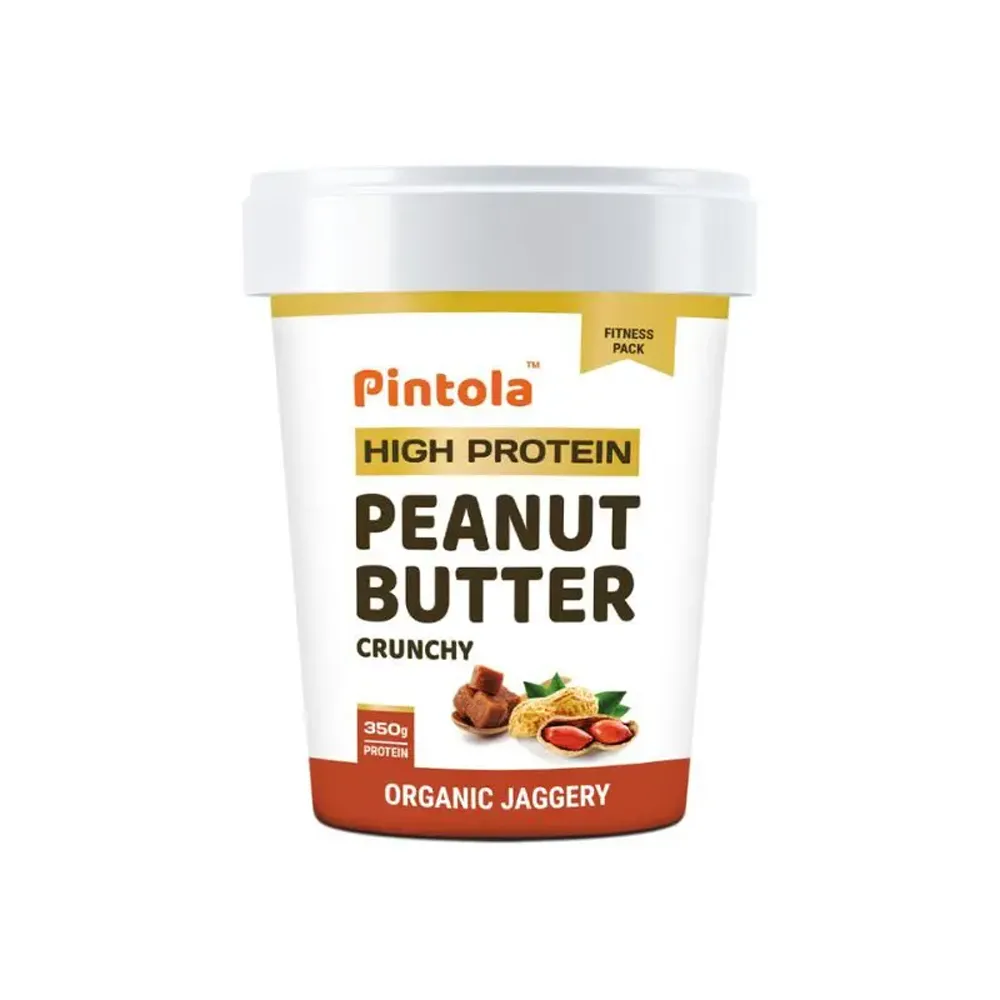 High Protein Pintola Peanut Butter JAGGERY Crunchy 1kg Jhoori 1
