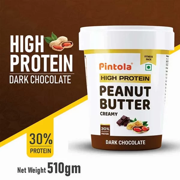 Pintola High Protein Peanut Butter Dark Chocolate 510gm Jhoori