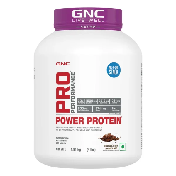 GNC Pro Performance Power Protein 4LBS With Free Shaker Jhoori 5