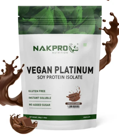 NAKPRO Vegan Platinum Soy Protein Isolate - Plant-Based Protein