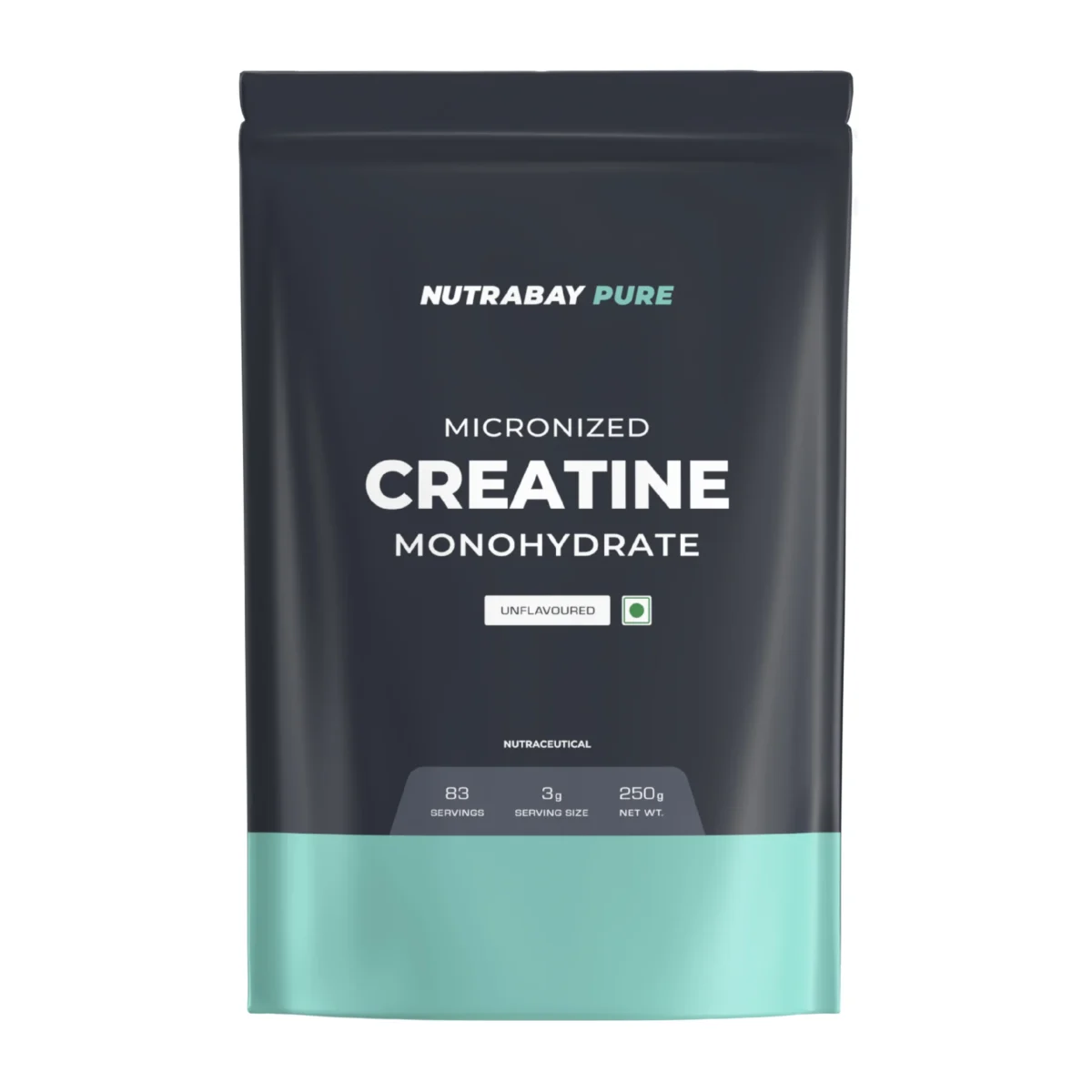 variant 11427 featured image Nutrabay Pure Creatine Monohydrate Micronised 250 gm 055 Lb Unflavoured scaled