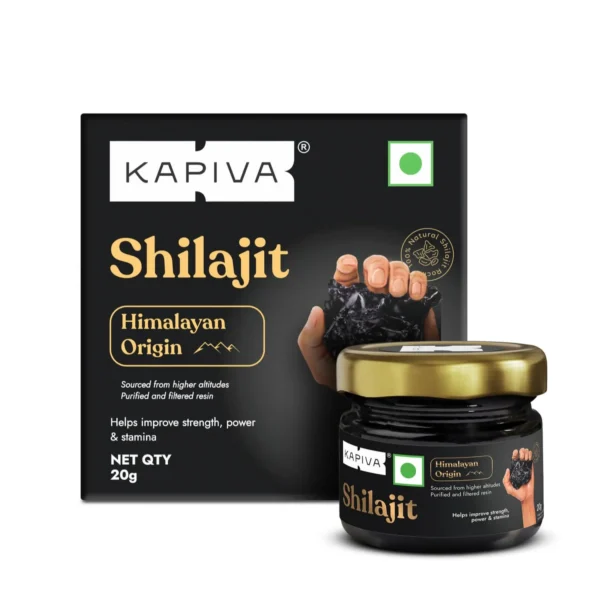 Kapiva Himalayan Shilajit Resin - Natural Supplement for Energy and Vitality