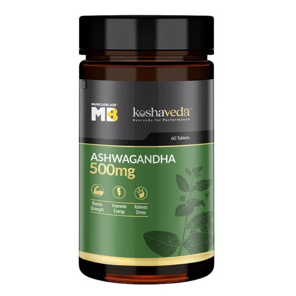 MuscleBlaze Koshaveda Ashwagandha 500mg Jhoori 2