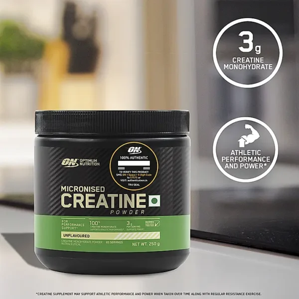 Optimum Nutrition Micronised Creatine Powder Jhoori