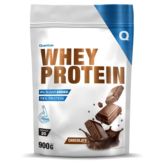 Quamtrax Whey Protein 900g Chocolate - High-Quality Protein Powder