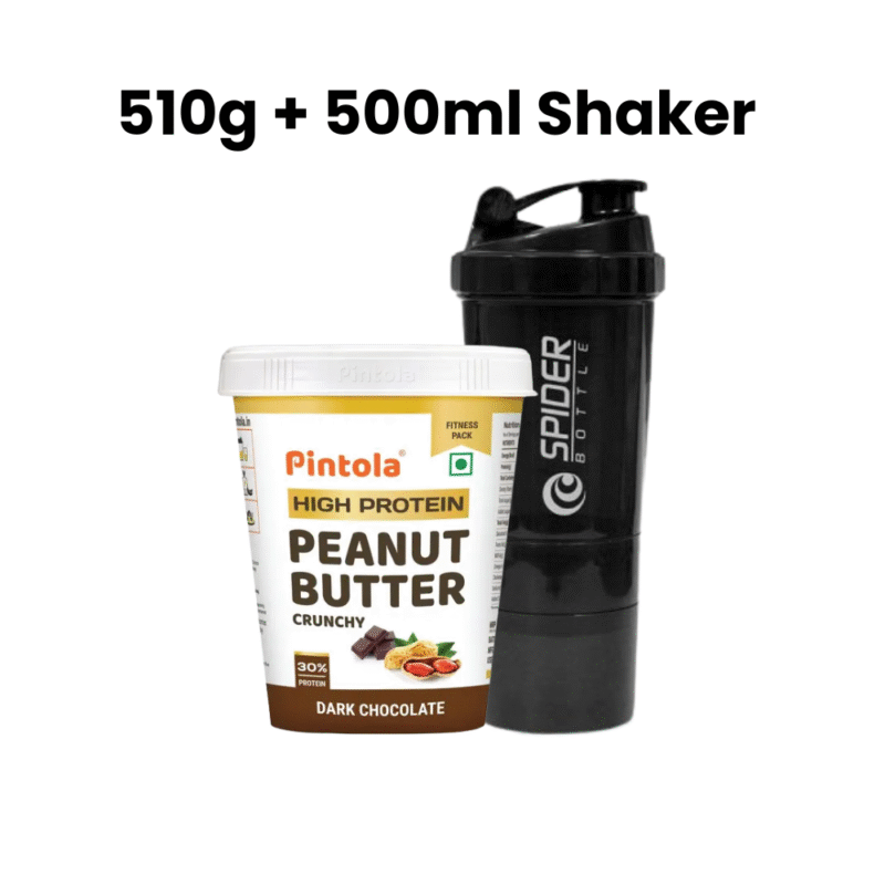Pintola Peanut Butter 500g Spider Shaker Combo