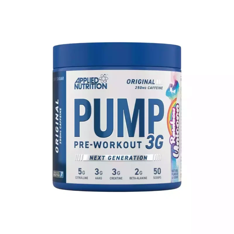 Applied Nutrition Pump 3G Pre Workout Rainbow Unicorn Jhoori