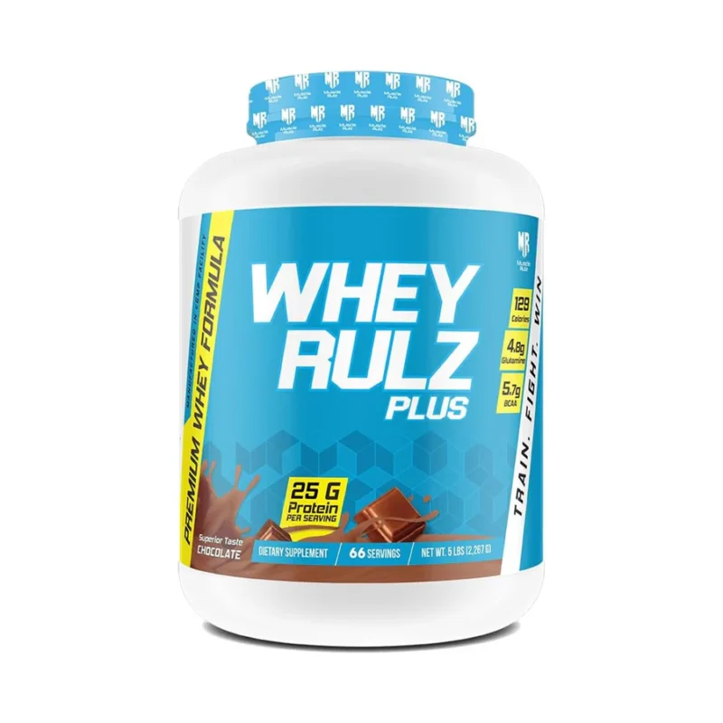 Muscle Rulz Whey Rulz Protein 5lbs Chocolate 4