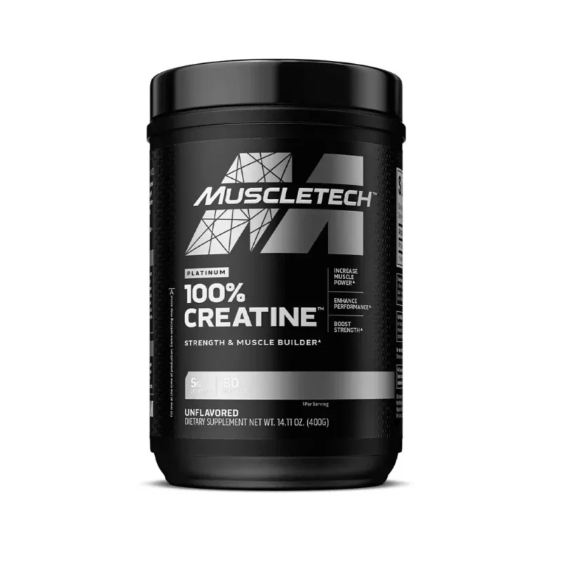 MuscleTech Platinum 100 Creatine 400g New Packaging jhoori