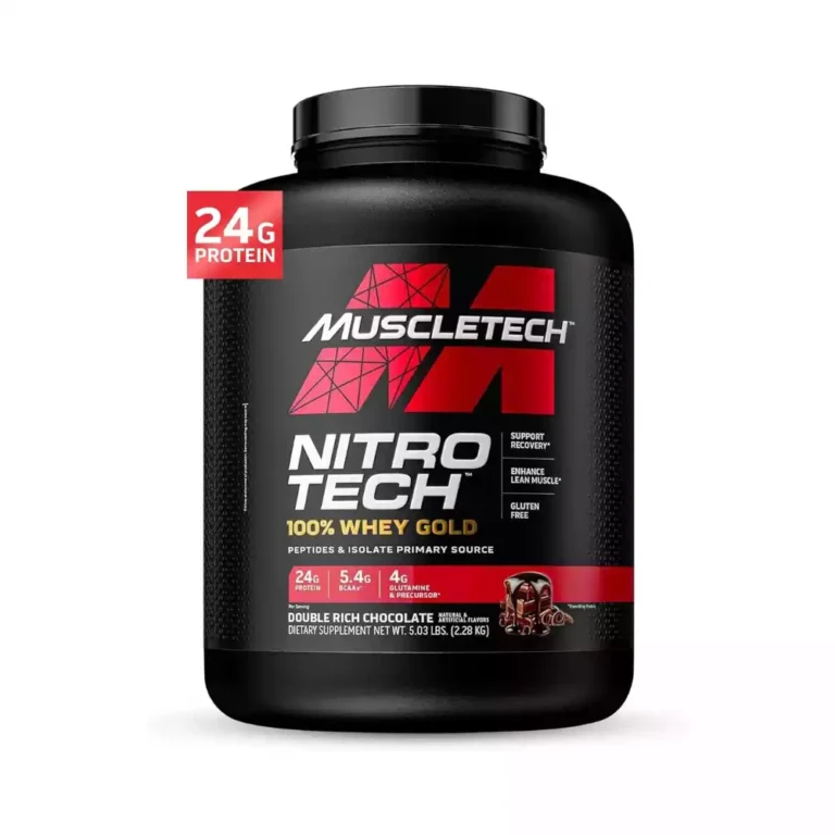 Muscletech Nitrotech 100 Whey Gold 5 Lbs Double Rich Chocolate jhoori