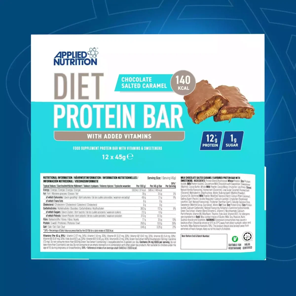 Applied Nutrition Diet Protein Bar 12pack - Image 4