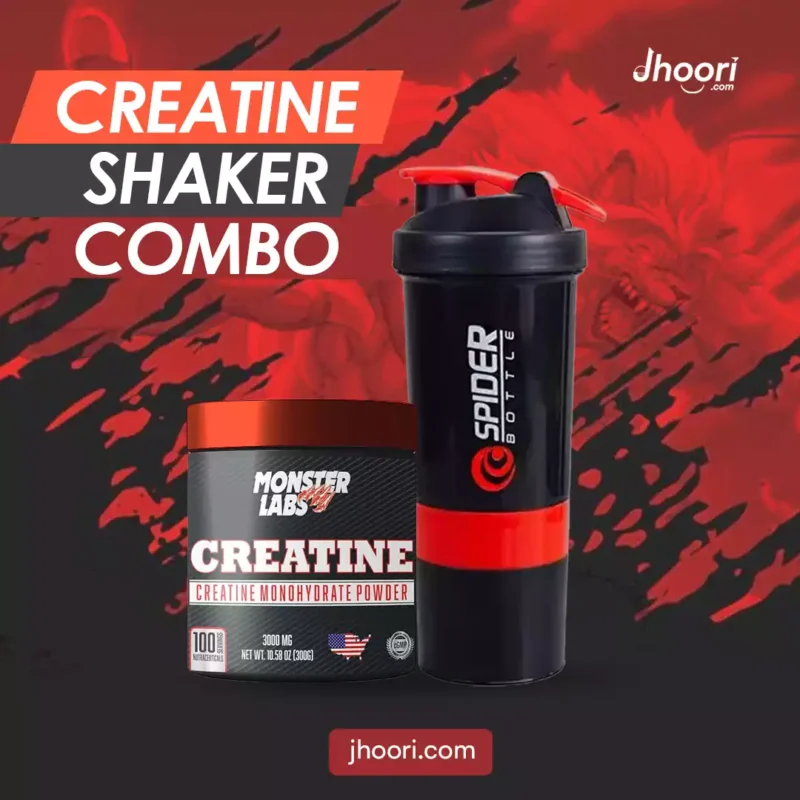 Monster Creatine with Shaker Spider