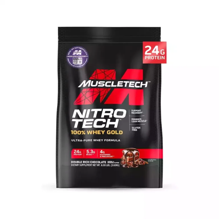 Muscletech Nitrotech 100 Whey Gold 8 lbs 109 Servings