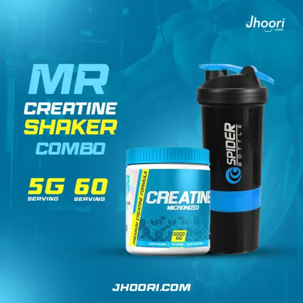Muscle Rulz Creatine & Spider Shaker Combo