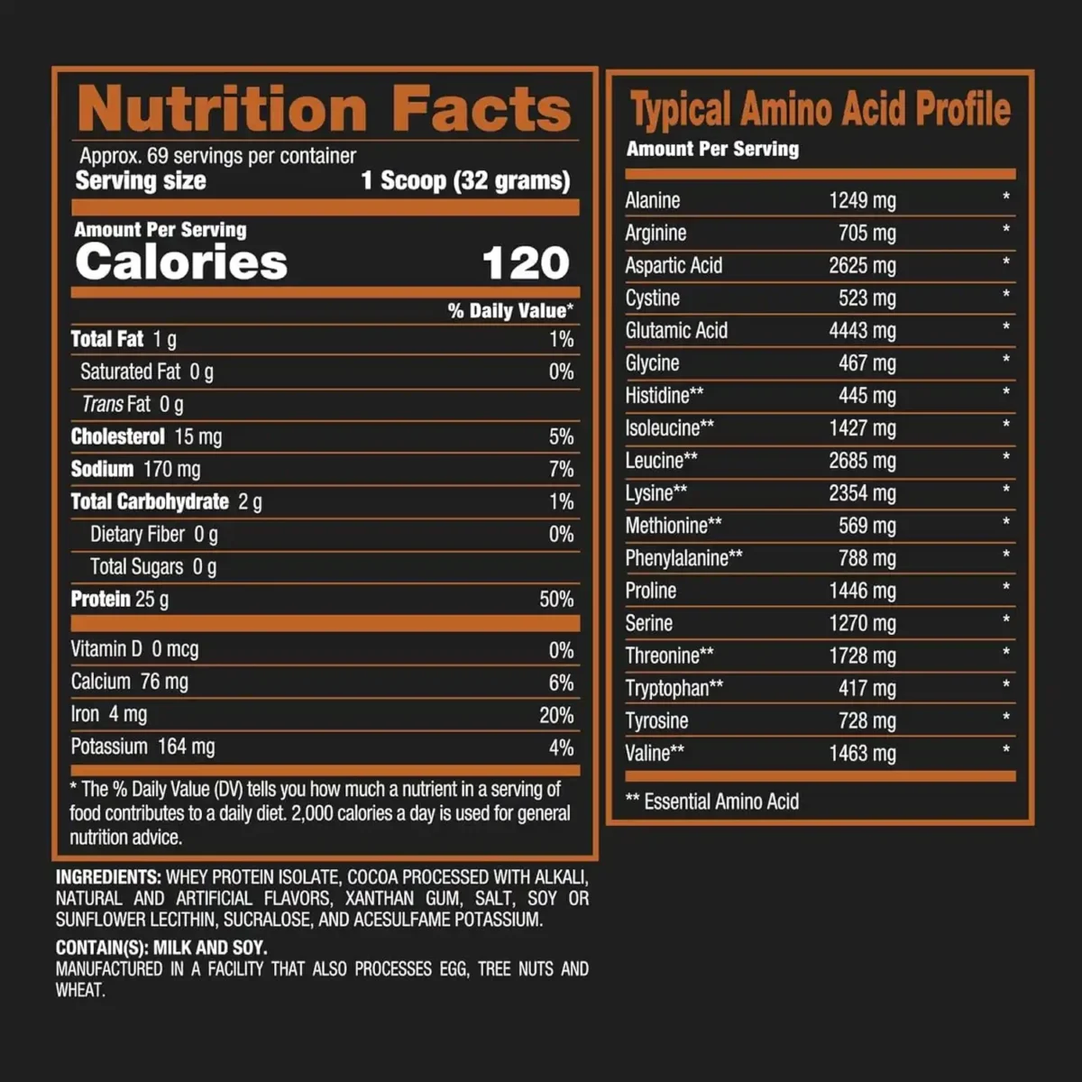 BPI Sports ISO HD Isolate Protein 5.4 lbs - 69 Servings - Image 2