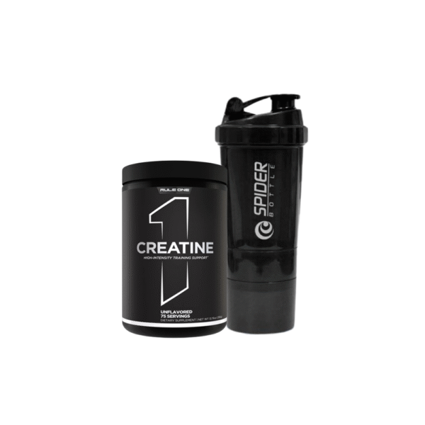 Rule 1 Creatine 390g With Spider Shaker Combo