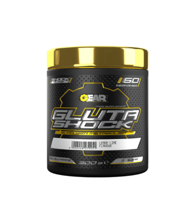 GEAR GLUTA SHOCK 300g – L-Glutamine + Vitamin B6 Recovery Powder