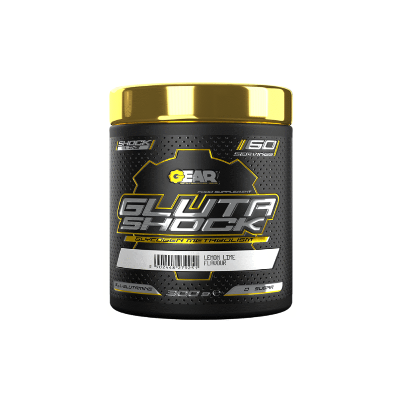 GEAR GLUTA SHOCK 300g – L-Glutamine + Vitamin B6 Recovery Powder