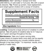 The Curse! Creatine Monohydrate – 100 Servings (500g) - Image 2
