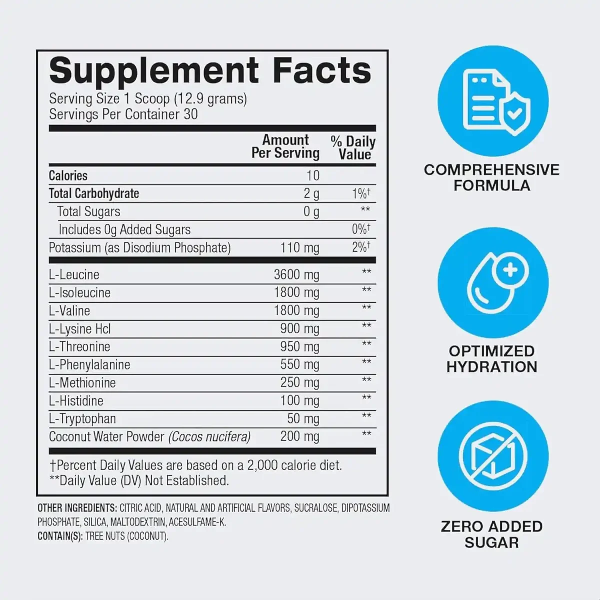BPI Sports Essential Amino Acids EAA Powder 30 servings - Image 2