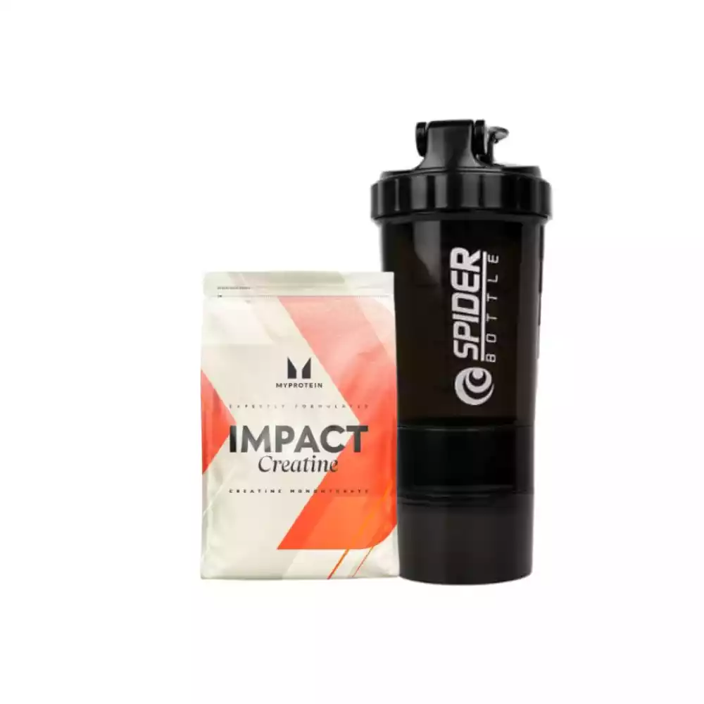Myprotein Creatine & Spider Shaker Combo Myprotein 250g Creatine & Spider Shaker Combo - Image 1
