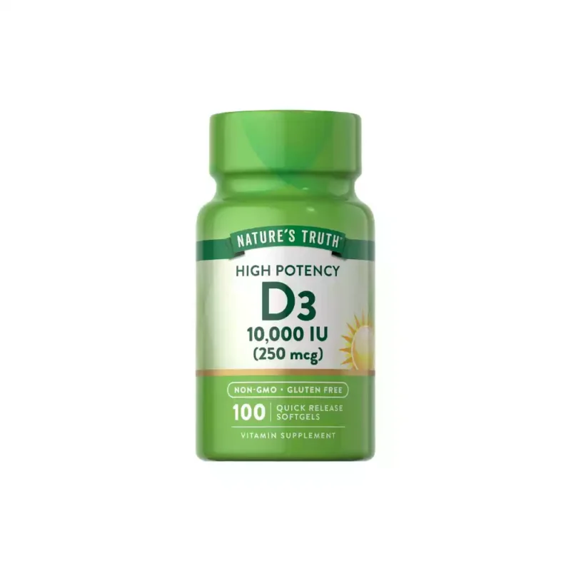 Natures Truth D3 Vitamin 10000 IU 100 Softgels