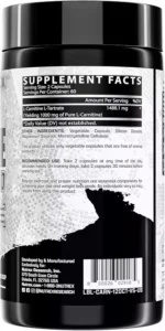 Nutrex Research L Carnitine 1000mg - 120 Capsules - Image 3