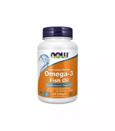 NOW Omega-3 Fish Oil Softgels