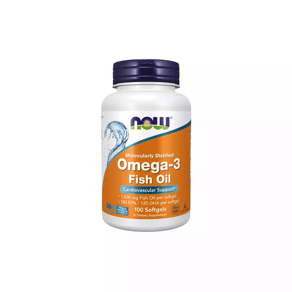 NOW Omega-3 Fish Oil Softgels