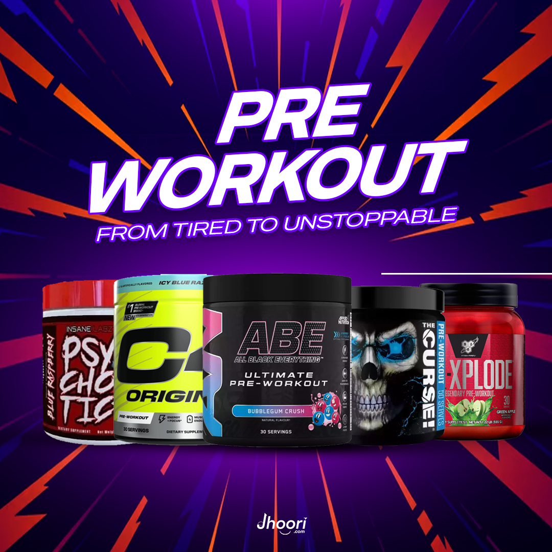 PRE WORKOUT Category banner copy