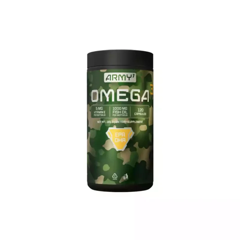Army1 Omega 3 Fish Oil 1000mg softgel capsules