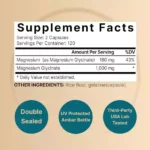 NatureBell Magnesium Glycinate 1,000mg, 240 Capsules - Image 2