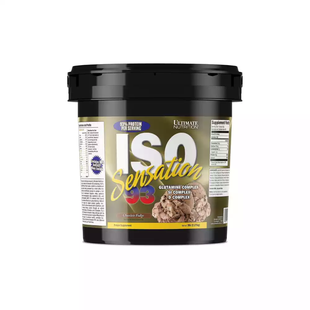 Ultimate Nutrition Iso Sensation 93 Whey Protein Isolate 5lbs hoori